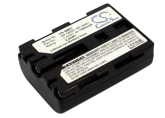 VinTrons Replacement Battery 1300mAh For SONY CCD TR108, DCR HC15E, DCR HC88, DCR PC100, DCR PC101, DCR PC101E, DCR PC101K