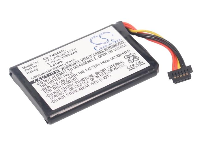 VinTrons 1100mAh Battery For TOMTOM 4CF5.002.00, Go 540, Go 540 Live