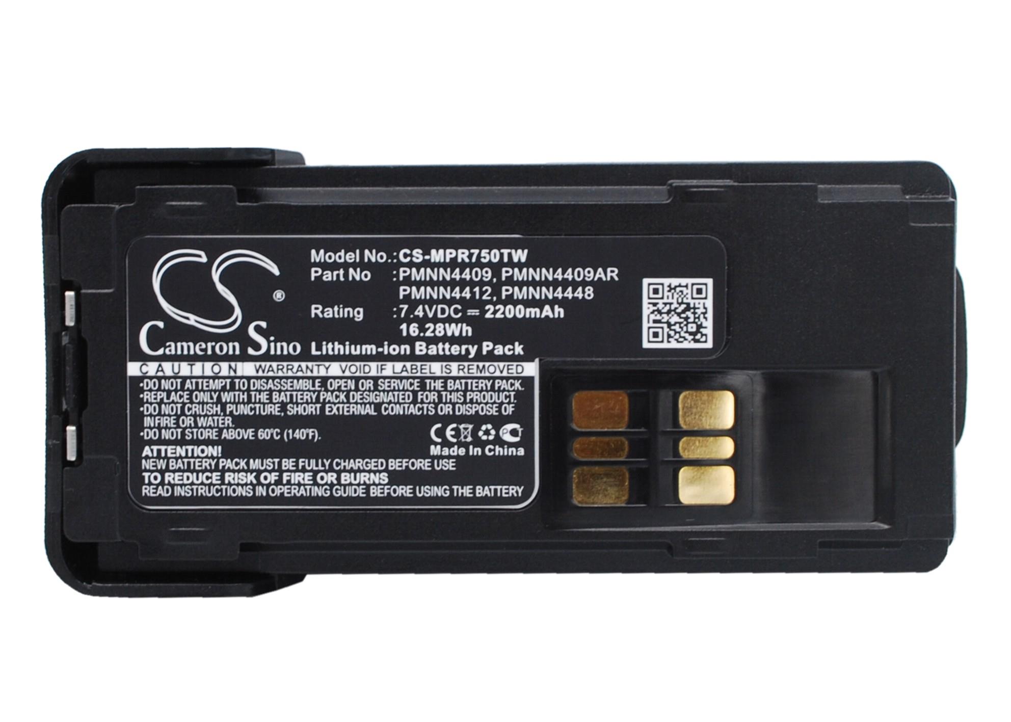 vintrons Replacement Battery For MOTOROLA DP4800, DP4801, TRBO, XPR3000, XPR3300