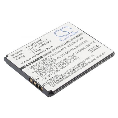 900mAh CAB31L0000C1 Battery fo Alcatel OT 155, OT 890, OT 890D, OT 891, OT 979, OT I808