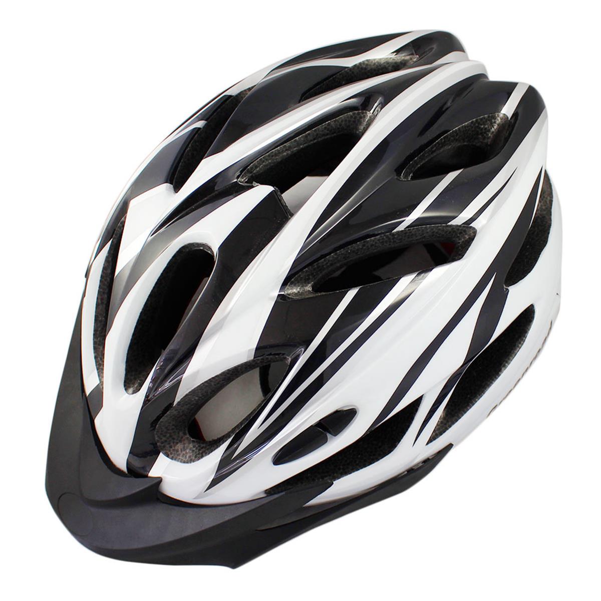 Velecs MTB/Road Bike Bicycle Outdoor Riding Sport Safety Helmet+Visor (LW 821, Black)