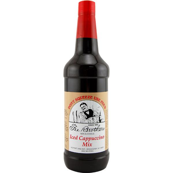 Fee Brothers Iced Cappuccino Syrup   32 oz