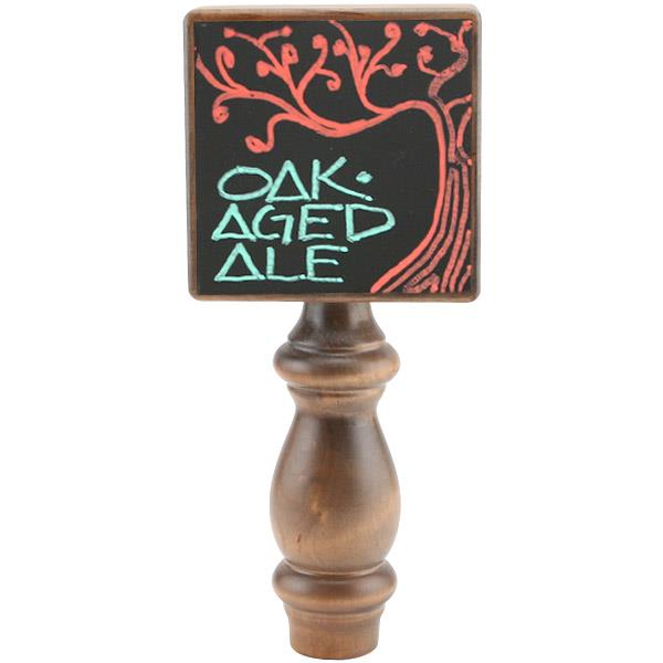 Tap Board Black Dry Erase Draft Beer Tap Handle