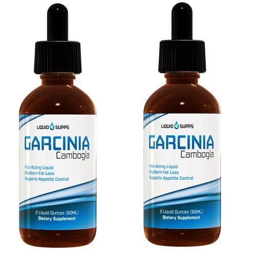 Garcinia Cambogia Drops   Fast Absorbing Liquid   100% Natural Weight Loss Supplement   60 Servings, (60% HCA)   2 Liquid Ounces (60 ML), Pack Of Two, 4oz Total