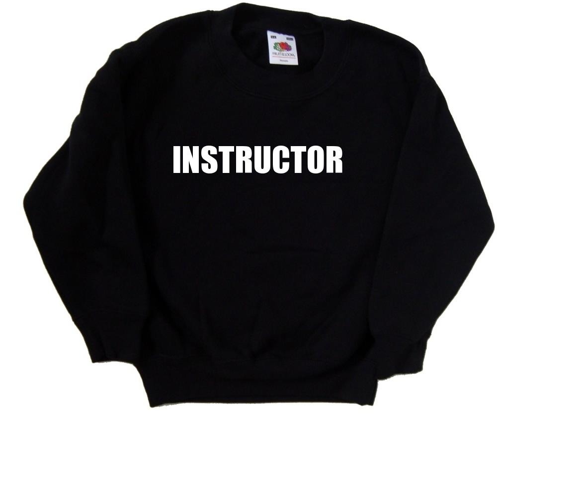 Instructor Black Kids Sweatshirt