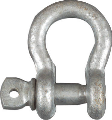 National, N223 677, 5/16", Galvanized Anchor Shackle With Screw Pin