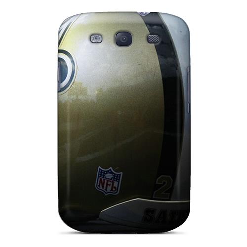 Galaxy S3 Case Cover   Slim Fit Tpu Protector Shock Absorbent Case (new Orleans Saints)