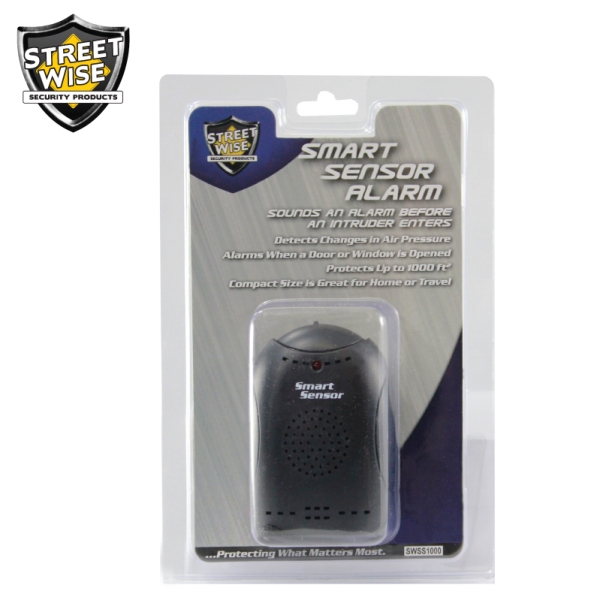 Mini Smart Sensor Alarm. Personal Warning Alarm Sounds Before An Intruder Enters. The Volumetric Security & Travel Alarm Detects Room Air Pressure Changes & Will Sound  When A Window Or Door Is Opened