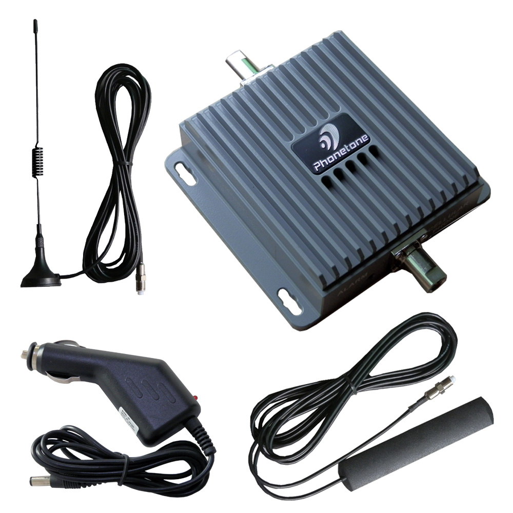 Mini 3G 850/1700MHz Dual Band Cell Phone Signal Booster Repeater Kit For Car Track Boat
