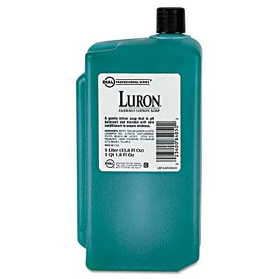 Luron Emerald Lotion Soap, Lavender, Green, 1000mL Refill, 8/Carton
