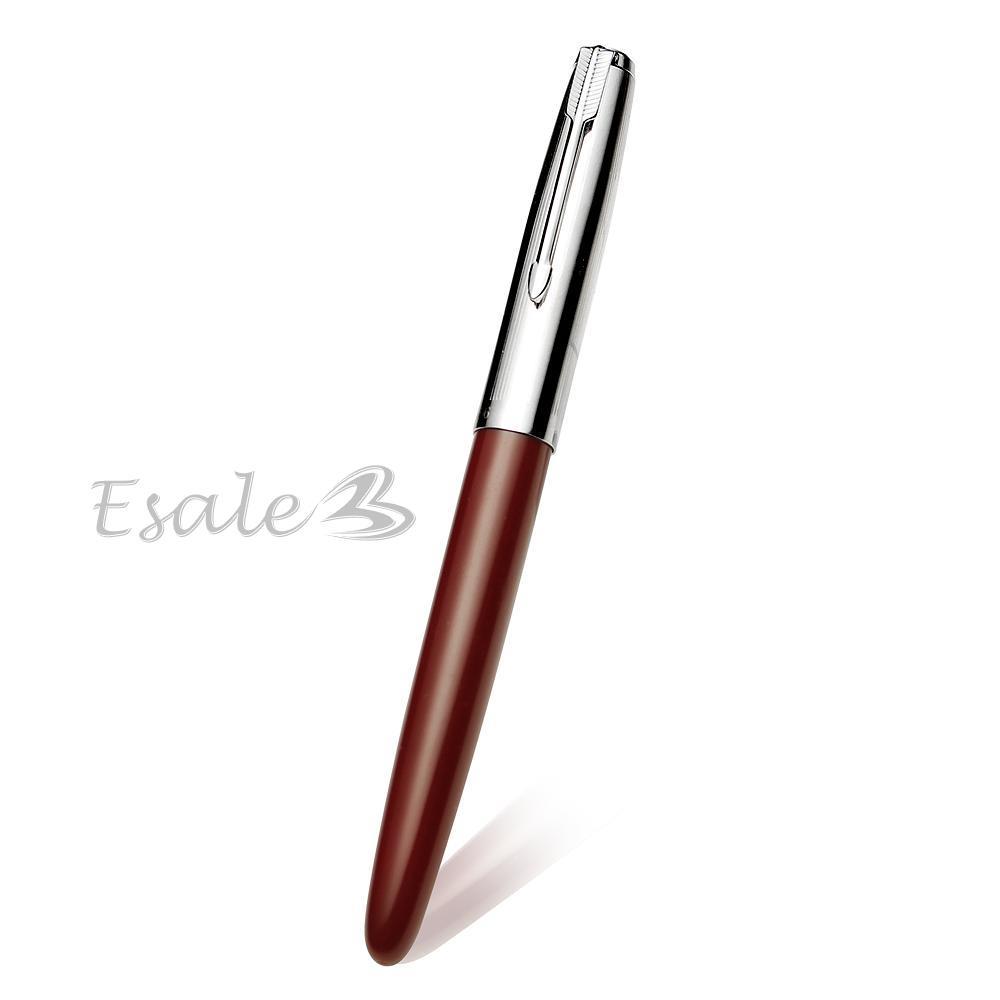 HERO 616 Fountain Pen Hooded Golden Nib Dark Red Barrel Small Vintage