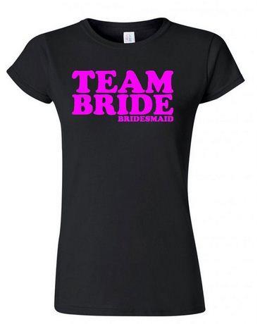 Junior Team Bride Bridesmaid Wedding T Shirt Tee