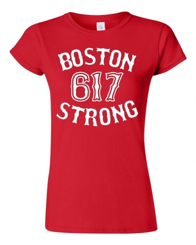 Junior Boston Strong 617 T Shirt Tee