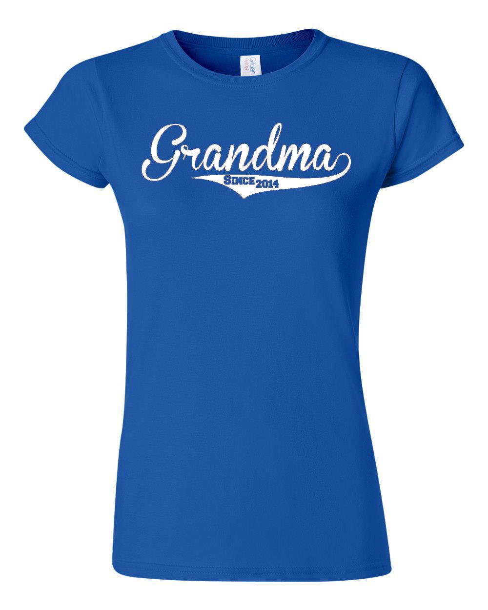 Junior Grandma Since 2014 T Shirt Tee