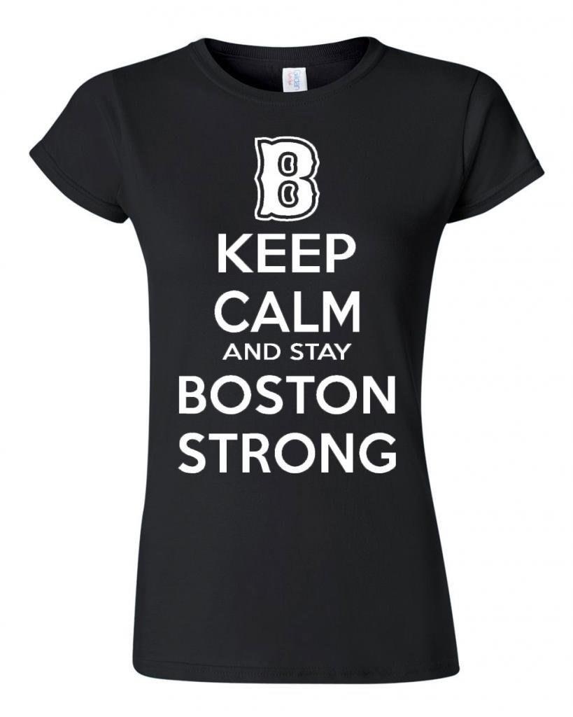 Junior Keep Calm And Stay Boston Strong Tee