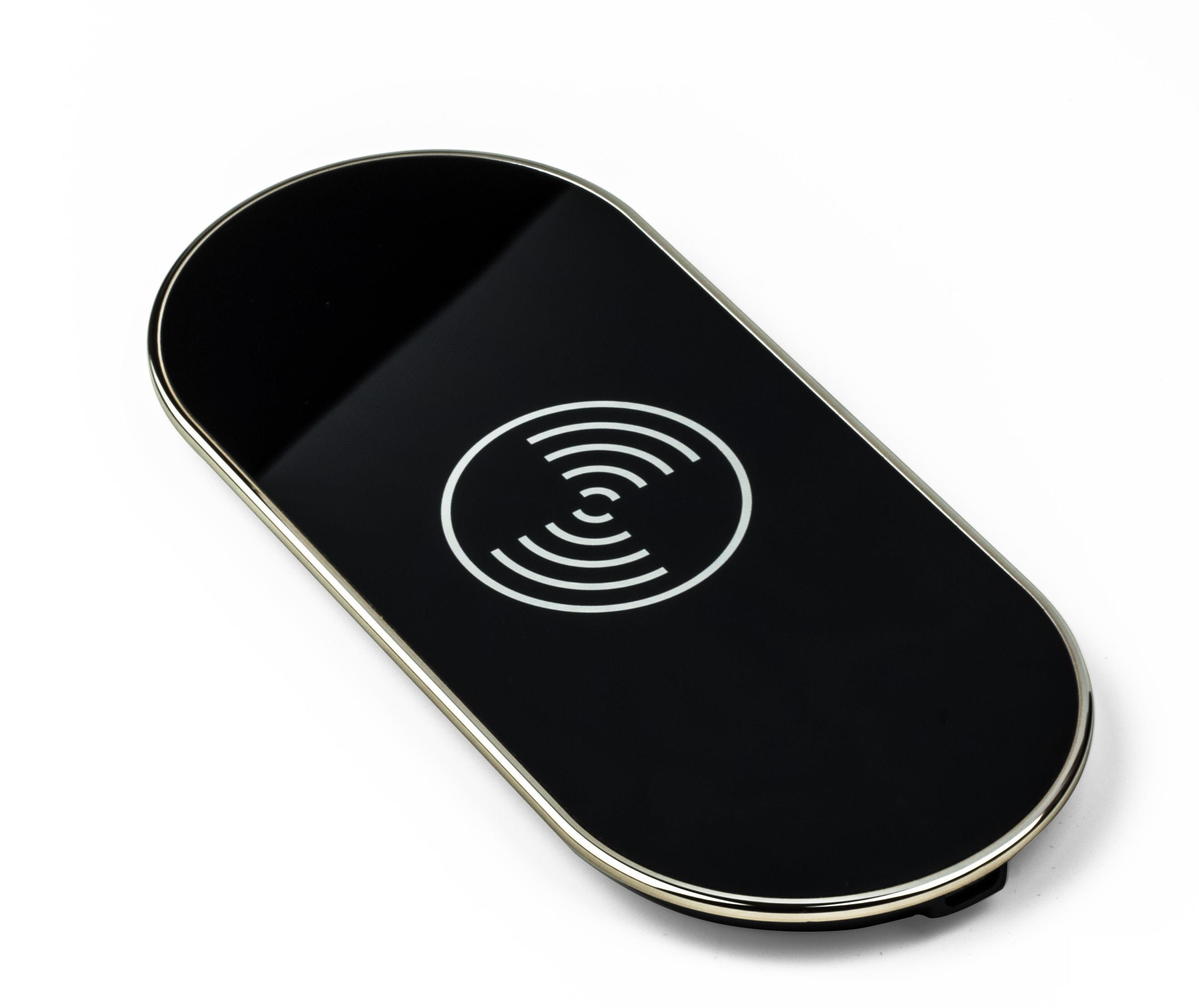 UP3 Portable Arc shaped Qi Wireless charging Transmitter with LED Indicator 5W Black