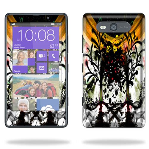 MightySkins Protective Skin Decal Cover for Nokia Lumia 820 Cell Phone AT&T Sticker Skins Tree of Life