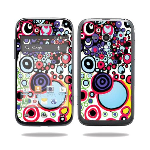 Mightyskins Protective Vinyl Skin Decal Cover for Samsung Galaxy Rush Cell Phone M830 Boost Mobile wrap sticker skins Circle Explosion