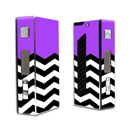 Skin Decal Wrap for Sigelei 50W VR2 mod skins sticker vape Purple Chevron