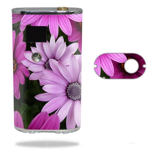 Skin Decal Wrap for Sigelei Tmax V5 vapor mod sticker vape Purple Flowers