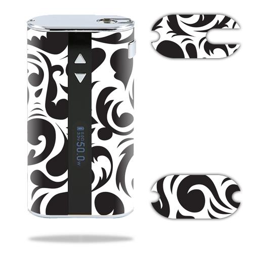 Skin Decal Wrap for Eleaf iStick 50W mod sticker vape Swirly Black