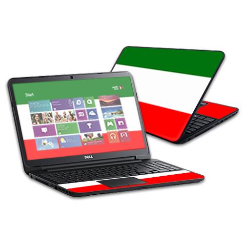 Mightyskins Protective Skin Decal Cover for Dell Inspiron 15 i15RV Laptop 15.6" (Released 2013) wrap sticker skins Italian Flag