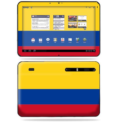 Mightyskins Protective Vinyl Skin Decal Cover for Motorola Xoom Tablet wrap sticker skins Columbian Flag