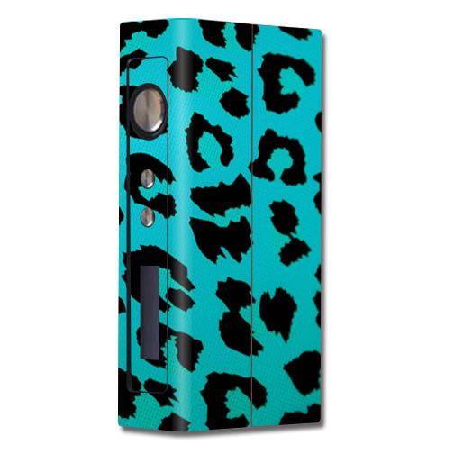 Skin Decal Wrap for Innokin Disrupter & Innokincell mod skins sticker vape Teal Leopard