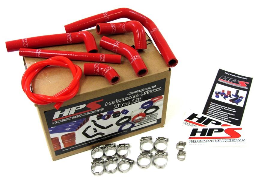Honda 02 11 CR250R HPS Red High Temp Reinforced Silicone Radiator Hose Kit Coolant