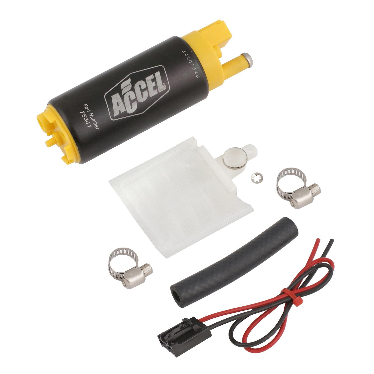 ACCEL 75341 Fuel Pump; 500 lb./hr. At 43.5 psi. Or 450 lb./hr. At 60 psi.;