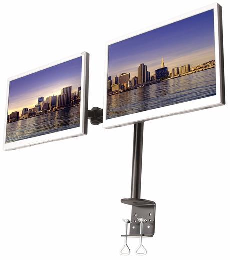 Planar 997 5253 00 Black Dual Monitor Stand for LCD Displays