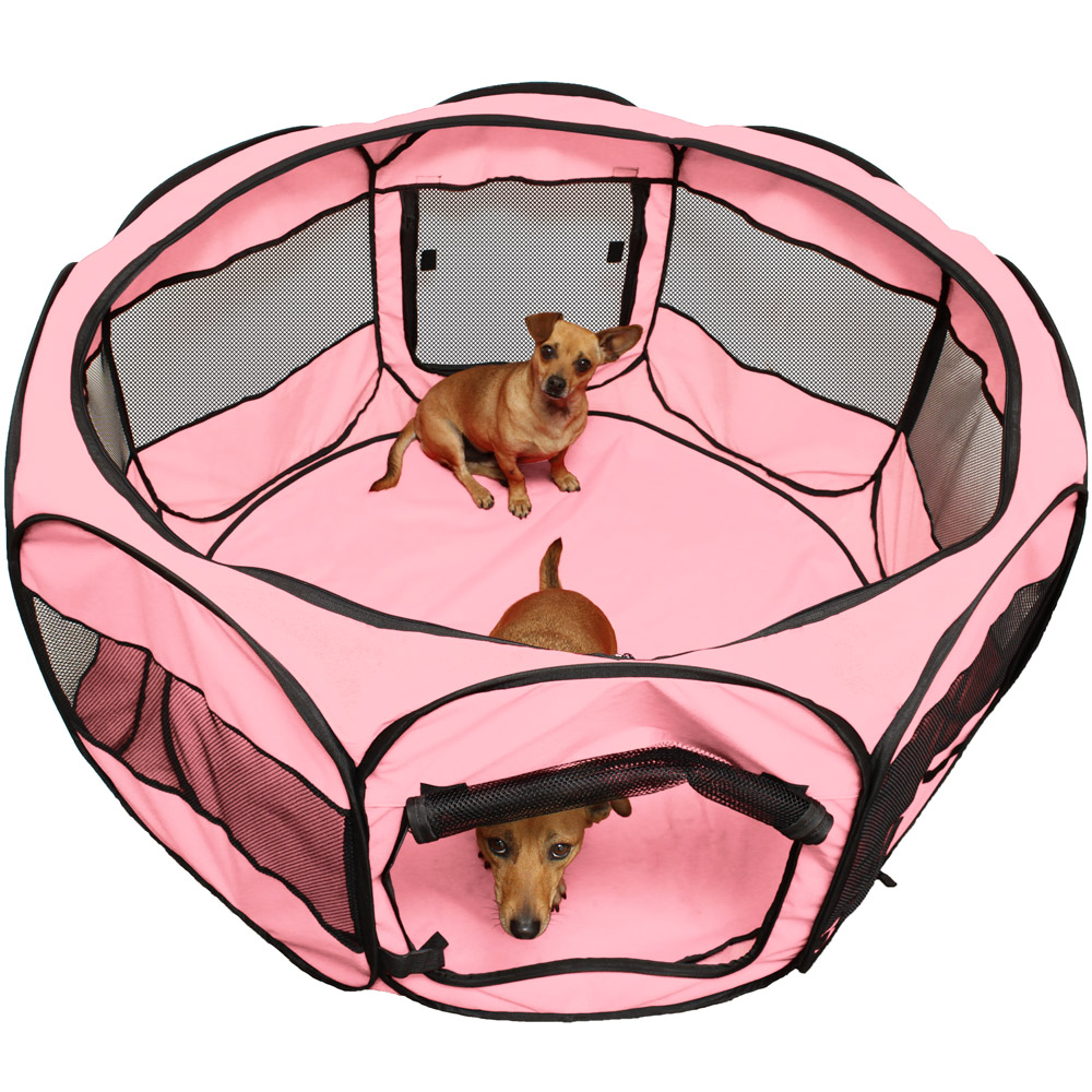 OxGord Portable 45" Octagon Exercise Kennel Pet Playpen