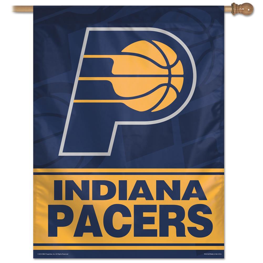 Indiana Pacers Flag   Vertical House Flag Exclusive Design