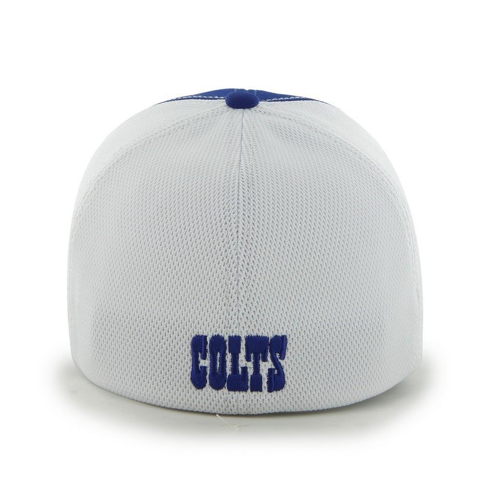 Indianapolis Colts 47 Brand Blue Draft Day Closer Performance Flexfit Hat Cap 