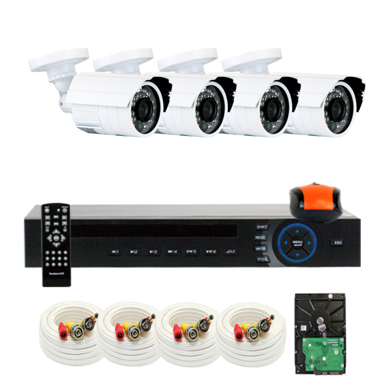 LaView LV KD3468B Complete 16 CH HDMI Security DVR System w/ Easy DIY Eight 520TVL Infrared Surveillance Cameras (No HDD)
