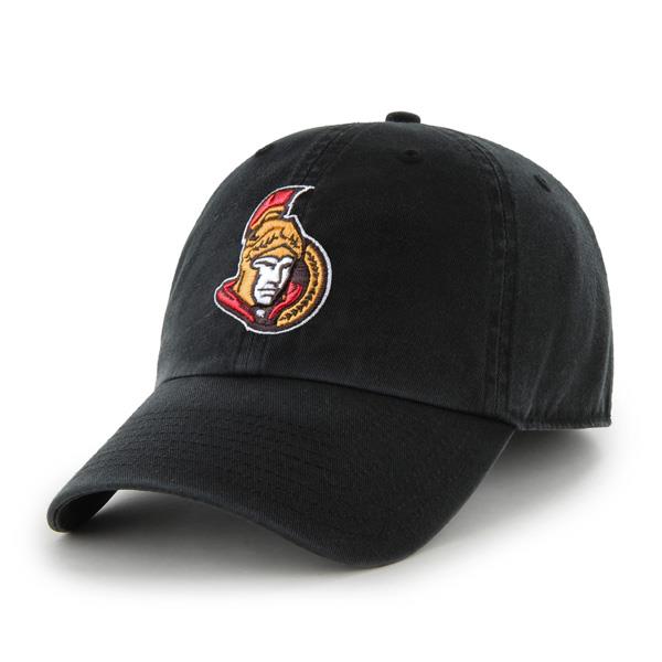 Ottawa Senators 47 Brand Black The Franchise Fitted Hat Cap (S)