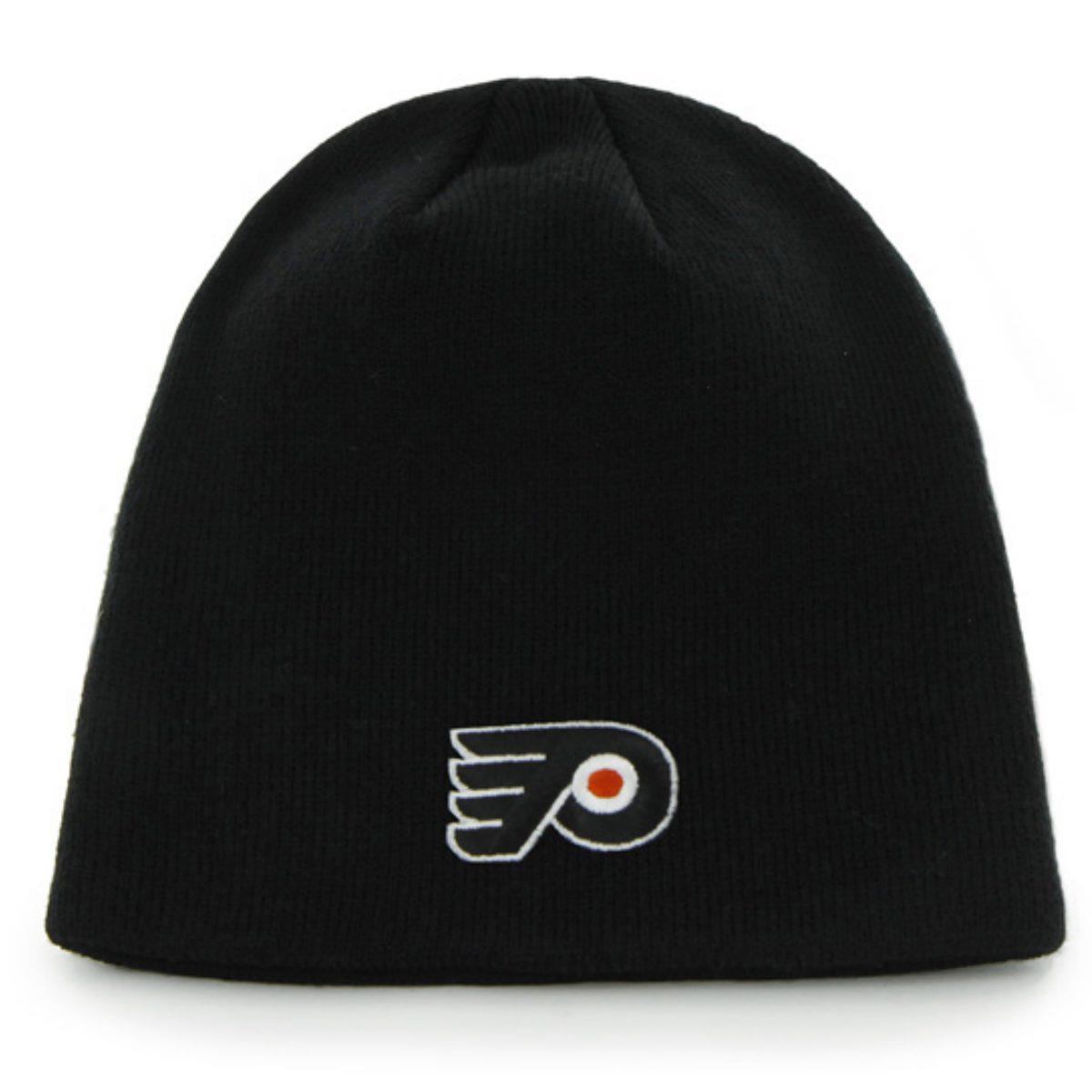Philadelphia Flyers 47 Brand Black Knit Beanie Hat Cap