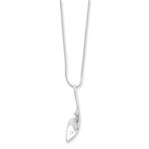 Ss White Ice Diamond Necklace