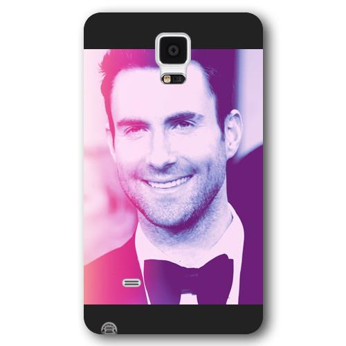 Onelee   Customized Personalized Black Frosted Samsung Galaxy Note 4 Case, Adam Levine Samsung Note 4 case, Only fit Samsung Galaxy Note 4