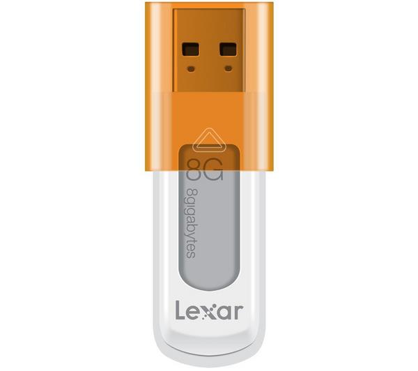 LEXAR JumpDrive S50   USB flash drive   8 GB   USB 2.0   orange