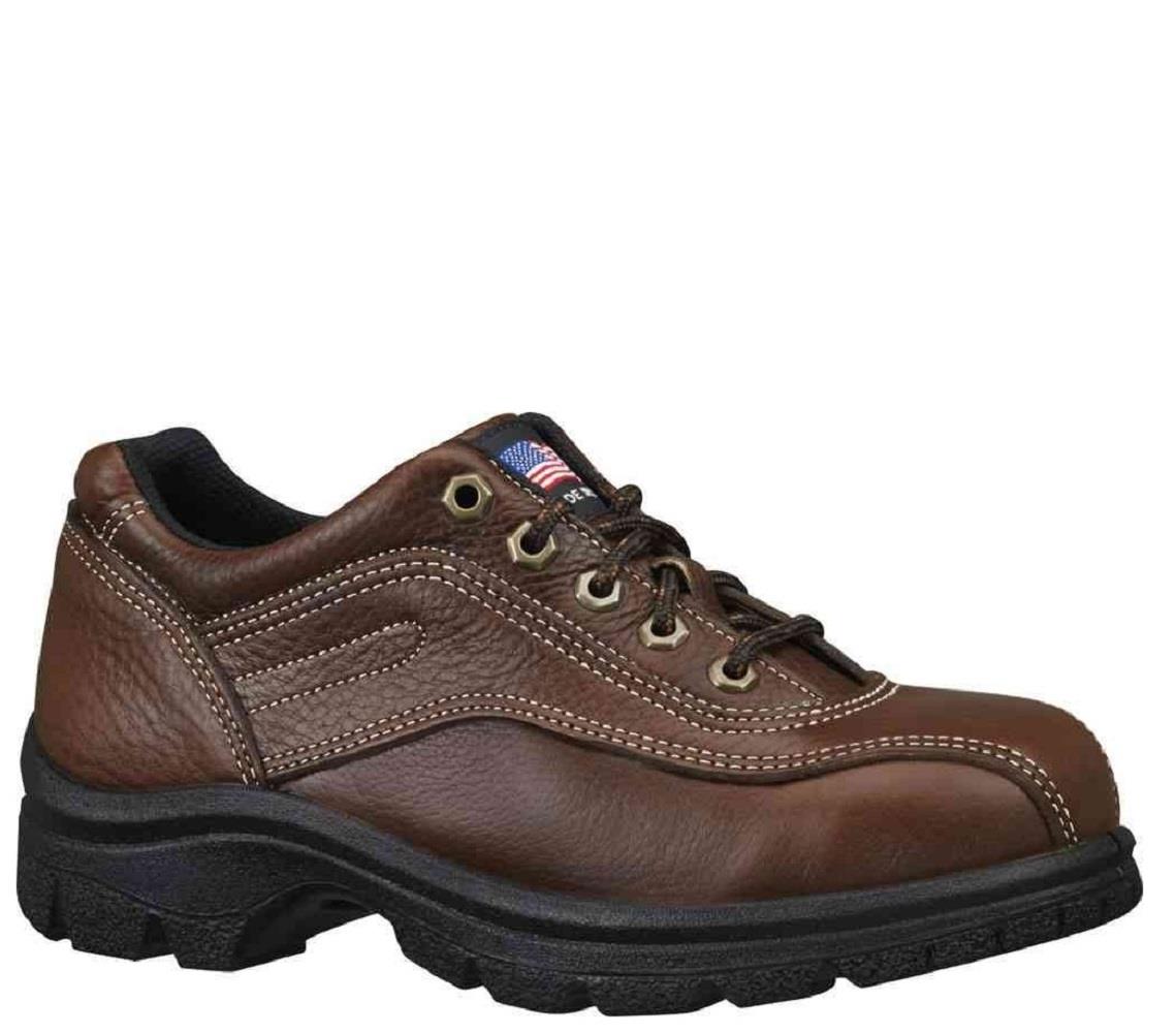 Thorogood Work Shoes Womens Oxford Steel Toe 11 W Root Beer 504 4406
