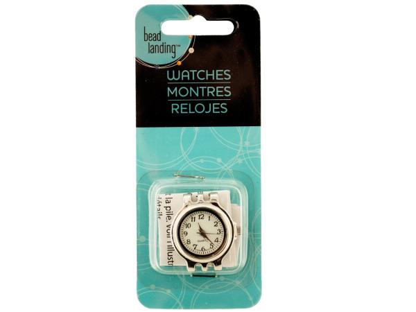 Craft Silver Tone Watch Head   Set of 24 (Crafts Jewelry Making)   Wholesale