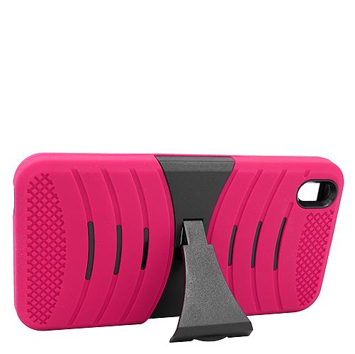 for HTC Desire 816 Arch Hybrid Stand Cover Case. Pink Black