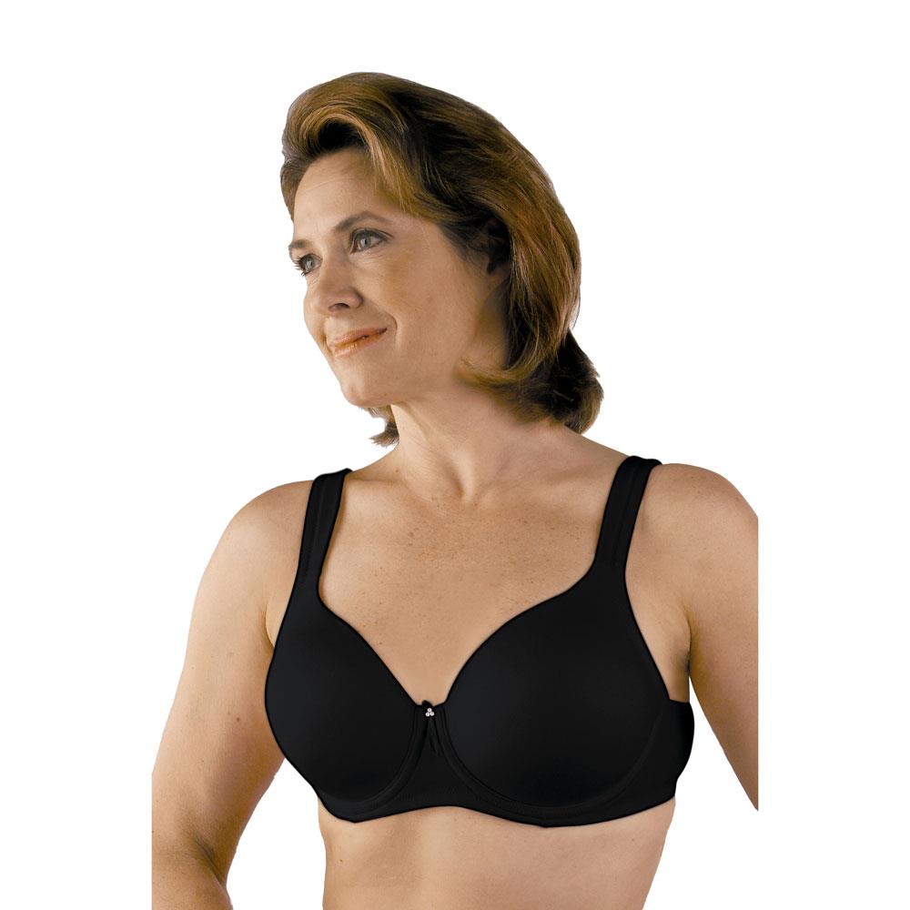 Classique 758 Post Mastectomy Fashion Bra Black 44B