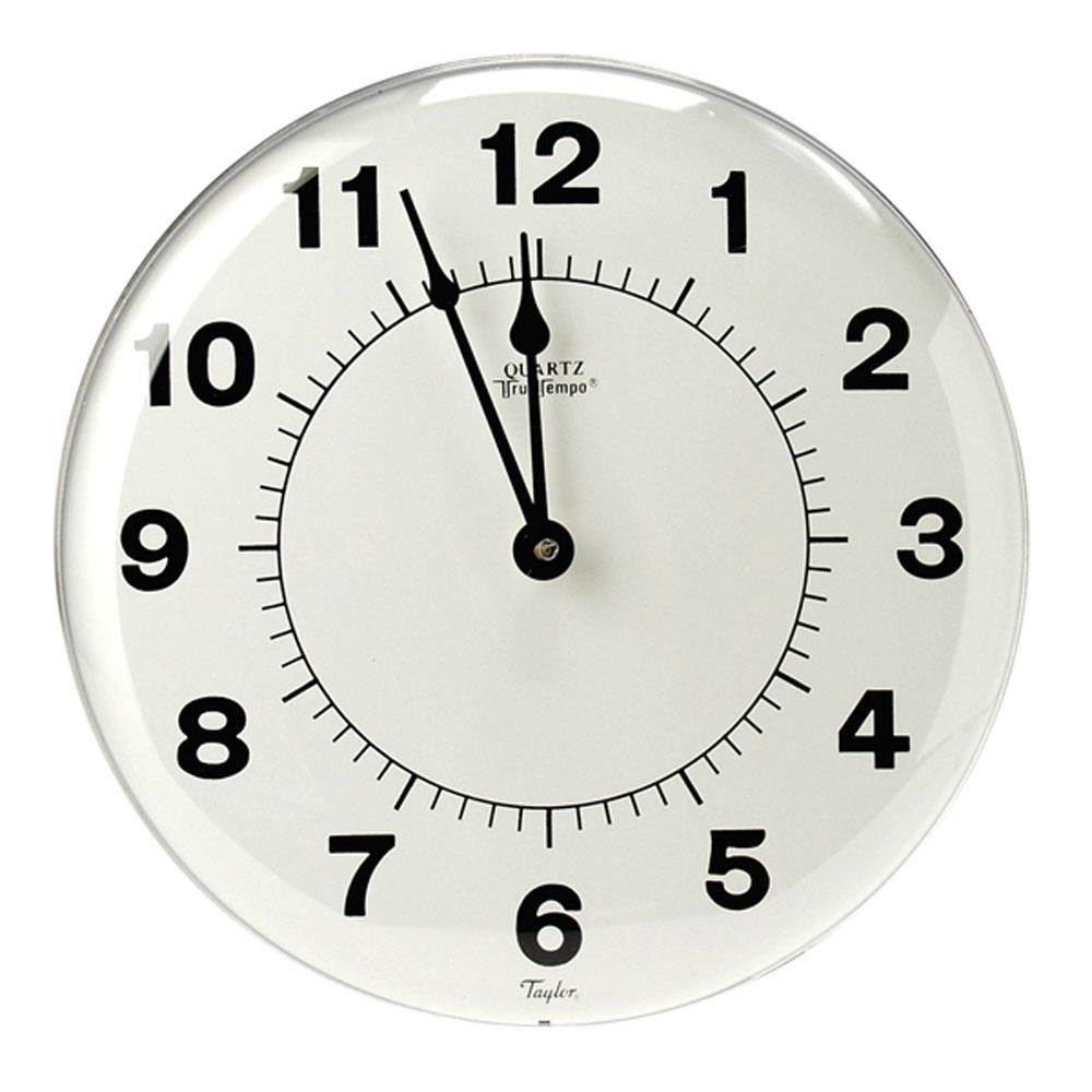 Taylor 166 12" Large Dial Patio Clock