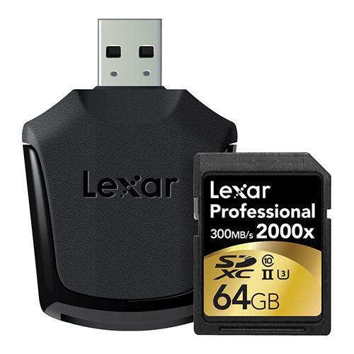 Lexar Professional 2000x 32GB Secure Digital High Capacity (SDHC) Flash Memory Model LSD32GCRBNA2000R