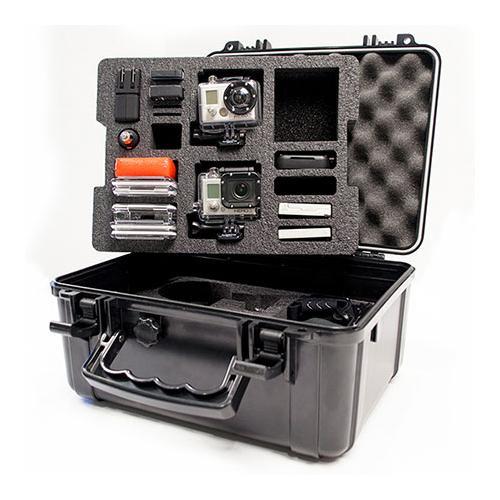 Go Professional Cases Pro XB 652 Case for 2 Gopro Cameras with Custom Lower Tray