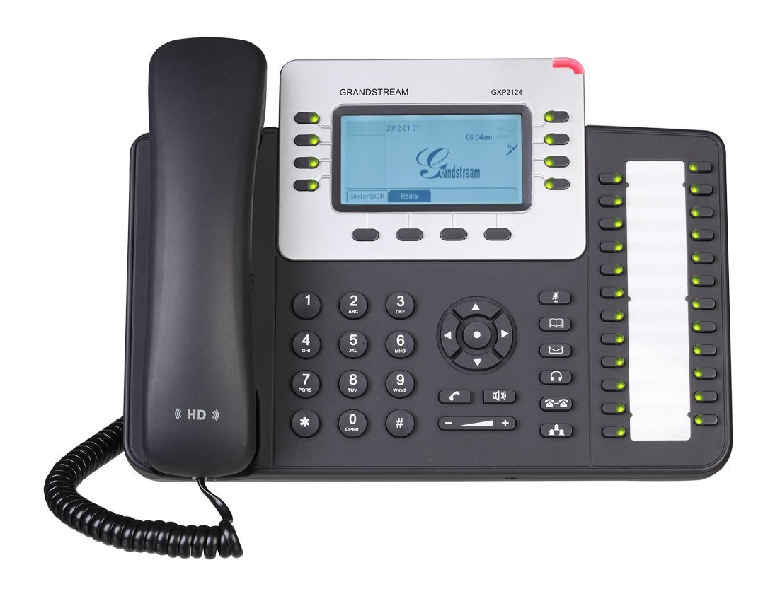 Grandstream GS GXP2124 Enterprise 4 Line HD IP Desk/VoIP Phone and Devices