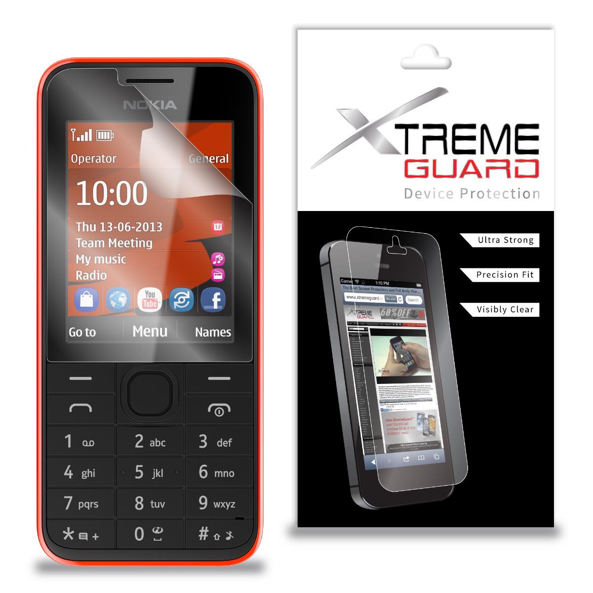 Clear Premium XtremeGuard™ Screen Protector Shield Cover for Nokia 207