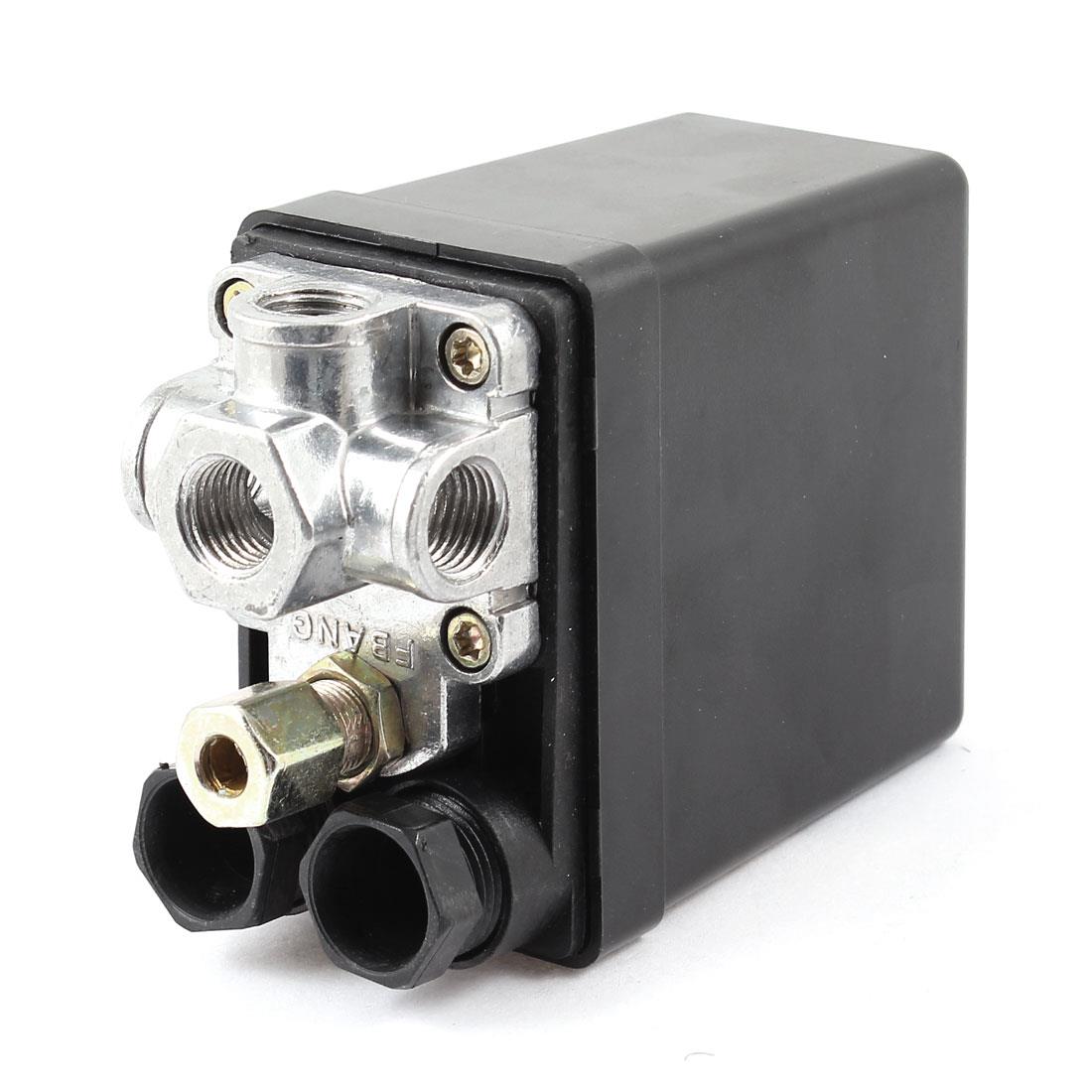 240V 15A 175 PSI 4 Ports Pressure Switch Control Valve for Air ...